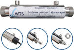 Fluid-o-tech Sistem sterilizare apa cu lampa UV Philips 6 Watt-3l/min (WTS02DUV6W)