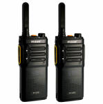 MAAS Set Statii Radio Portabile Profesionale MAAS PT-375, PMR446MHz, Programabile, 2300mAh Statii radio