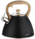 KLAUSBERG Чайник klausberg kb 7262, 22см, 3 л, Свирещ, Индукция, Черна стомана (9999kb7262) - technomall