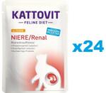 KATTOVIT Feline Diet Renal Csirke 24 x 85 g