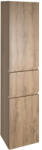 SAPHO Altair fali szekrény szennyeskosárral 40x184x31 cm, jobbos / emporio tölgy AI485R (AI485R)