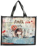 Anekke Fun & Music bézs-színes női bevásárló táska (34700-951)