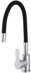 Gamma Flex 2000, szabadon álló mosogató csaptelep rugalmas karral, fekete-króm, GMA-BFX-2000CH (GMA-BFX-2000CH)