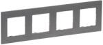 Legrand Niloé Step 4-es keret, csiszolt szürke (863994) (863994)