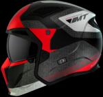 MT Helmets Cască de motocicletă MT Streetfighter SV Totem B15 negru-gri-alb-roșu (MT13279951152)
