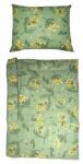 Vlnka Lenjerie de pat din bumbac - floare galbenă mărimi așternuturi 140x200 (12-00303-140) Lenjerie de pat