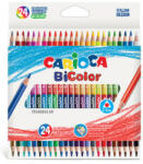 CARIOCA színes ceruza BiColor kétvégű 24 darabos 43031
