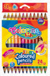 Colorino színes ceruza 12 darabos Jumbo Duo (24 szín) 51880