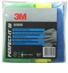 3M Scotch-Brite 60668 Mikroszálas Törlőkendő, Kék/sárga/zöld (3db/csomag)