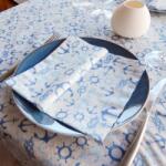 Pack Service Mikrotextil szalvéta 40x40 cm Approdo - kék, 50 lap/csomag