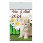  Calendar 2024 cu imagini, 24x43cm - Pisici si catei (CI-100)