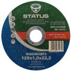 STATUS диск за рязане на метал Ф125х22.2х1.0мм, status (03911201)