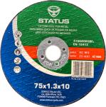 STATUS диск за рязане на метал Ф75х10х1.3мм, status (03914001)