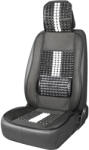 AMIO Husa scaun auto cu bile de masaj, suport lombar si tetiera, dimensiuni 131 x 46 cm, culoare Neagra (AVX-AM03648) - mobiplaza