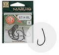 Maruto Horog 8714bl Carp Hooks Hc T. D. E. 5° Barbless Black Nickel 10 (43011010)