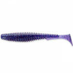Fishup Fishup_u-shad 3" (9pcs. ), #060 - Dark Violet/peacock & Silver (fhl23132)