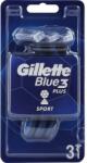 Gillette Set aparate de ras de unică folosință, 3 buc. , negru-albastru - Gillette Blue3 Comfort Football 3 buc