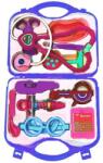Teno Set Trusa Medicala Asistenta Doctor Teno®, joc de rol, 11 accesorii si cutie penntru depozitare, 37.5 x 21 cm, albastru