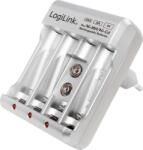 Logilink PA0168 2x/4x AA/AAA/ 1x9V Akkumulátor Töltő (4PA0168)