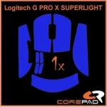 COREPAD Mouse Rubber Sticker #728 - Logitech G PRO X Superligh gaming Soft Grips kék (CG72800)