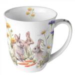 Ambiente Nyuszis porcelán bögre - 400 ml - Carrot treat