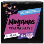 Pampers Ninjamas Girl 4-7 ani 17-30 kg 10 buc