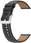 Techsuit Curea pentru Samsung Galaxy Watch 4/5/Active 2, Huawei Watch GT 3 (42mm)/GT 3 Pro (43mm) - Techsuit Watchband (W048) - Black (KF2317687) - vexio