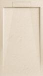 AREZZO design design STONE pala hatású öntött márvány zuhanytálca, 120x90 cm-es, beige (2 doboz) (AR-DYT129LBG)