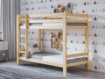 Komfortéka Emeletes fenyő ágy natúr