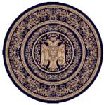 Delta Carpet Covor Bisericesc Rotund, 67 cm x 67 cm, Albastru, Model Lotos (LOTUS-15032-810-O-067067) Covor