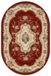 Delta Carpet Covor Oval, 200 x 300 cm, Grena, Model Floral Lotos (LOTUS-570-210-O-23) Covor