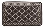 Delta Carpet Covor Dreptunghiular pentru Usa de Intrare, Maro, 50 x 80 cm, Antiderapant, Model Flex Romburi (X-19640-91-0508) Pres