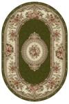 Delta Carpet Covor Oval, 80 x 150 cm, Verde / Crem, Model Floral Lotos (LOTUS-571-310-O-0815) Covor