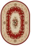 Delta Carpet Covor Dreptunghiular, 50 x 80 cm, Rosu, Lotos Model Floral 535 (LOTUS-535-210-0508) Covor