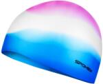 Spokey - ABSTRACT-úszósapka szilikon rózsaszín-fehér-kék