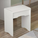 BeComfort Fésülködőasztal sminkasztal szék fehér 34 x 22 x 33 cm HT-CH