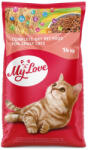 My Love Hrana uscata pentru pisici adulte cu carne, orez, legume 14 kg