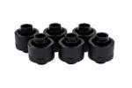 Alphacool Eiszapfen 19/13mm szorítógyűrűs csatlakozó G1 / 4 - Deep Black (Sixpack)