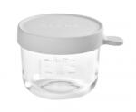 Beaba - Ceașcă de sticlă pentru alimente de 150 ml Light Mist din sticlă (912798BB) Set pentru masa bebelusi