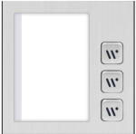 Futura Digital VDT-821/M3 3 mechanikus gombos modul VDT-821 kültéri egységhez (VDT-821/M3)