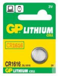 GP Batteries CR1616 gombelem, Lithium. B15601 (B15601)