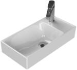 CeraStyle SHARP - JOBB CSAPLYUKAS - porcelán mosdókagyló - 50 x 25 cm (WB012F22R00) - globalvivamarket