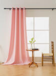  Draperie OXFORD LIGHT 140x250 cm, roz Agatat: Inele metalice