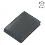 La Scala AD30809 kék bőr férfi kártyatartó