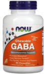 NOW GABA Chewable Plus Taurine, Inositol and L-Theanine, Now Foods, 90 tablete masticabile