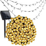 Polux SOLAR GIRLAND dekoratív kerti SHINE 100 LED 3000K GOLDLUX (Polux) (SANSOL0515)