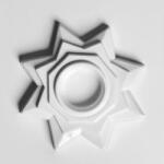 ArtExport Hobbyművész műanyag öntőforma - mécsestartó, emeletes csillag