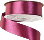  Szatén szalag 25mm x 22.86m - Padlizsánlila (2533)