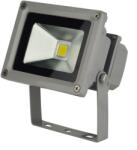 Landlite LED-FL-10W, LED Reflektor / LED Fényvető, 4000K hideg fehér, szürke