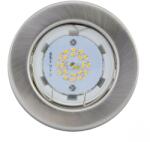 Landlite LED, GU10, 3x3W, Ø80mm, fix, matt króm, spot lámpa szett (KIT-57A-3)